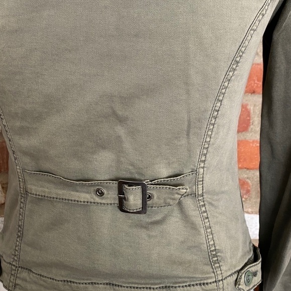 Anthropologie Marrakech Faravel moto utility Jacket olive green size XS - Picture 8 of 12